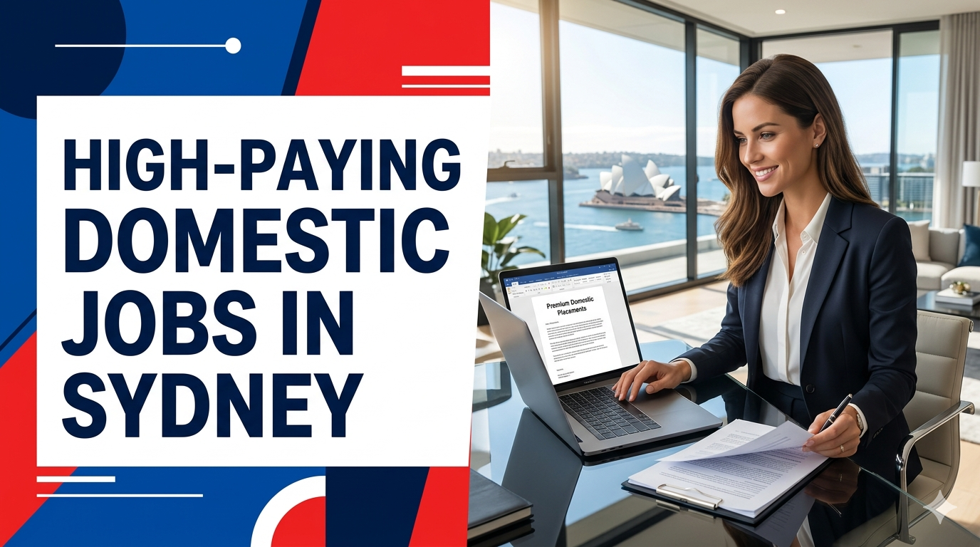 High-paying domestic jobs in Sydney