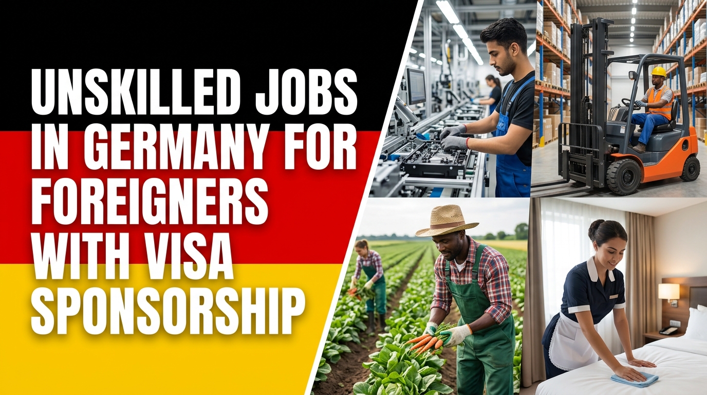 Unskilled Jobs in Germany for Foreigners with Visa Sponsorship